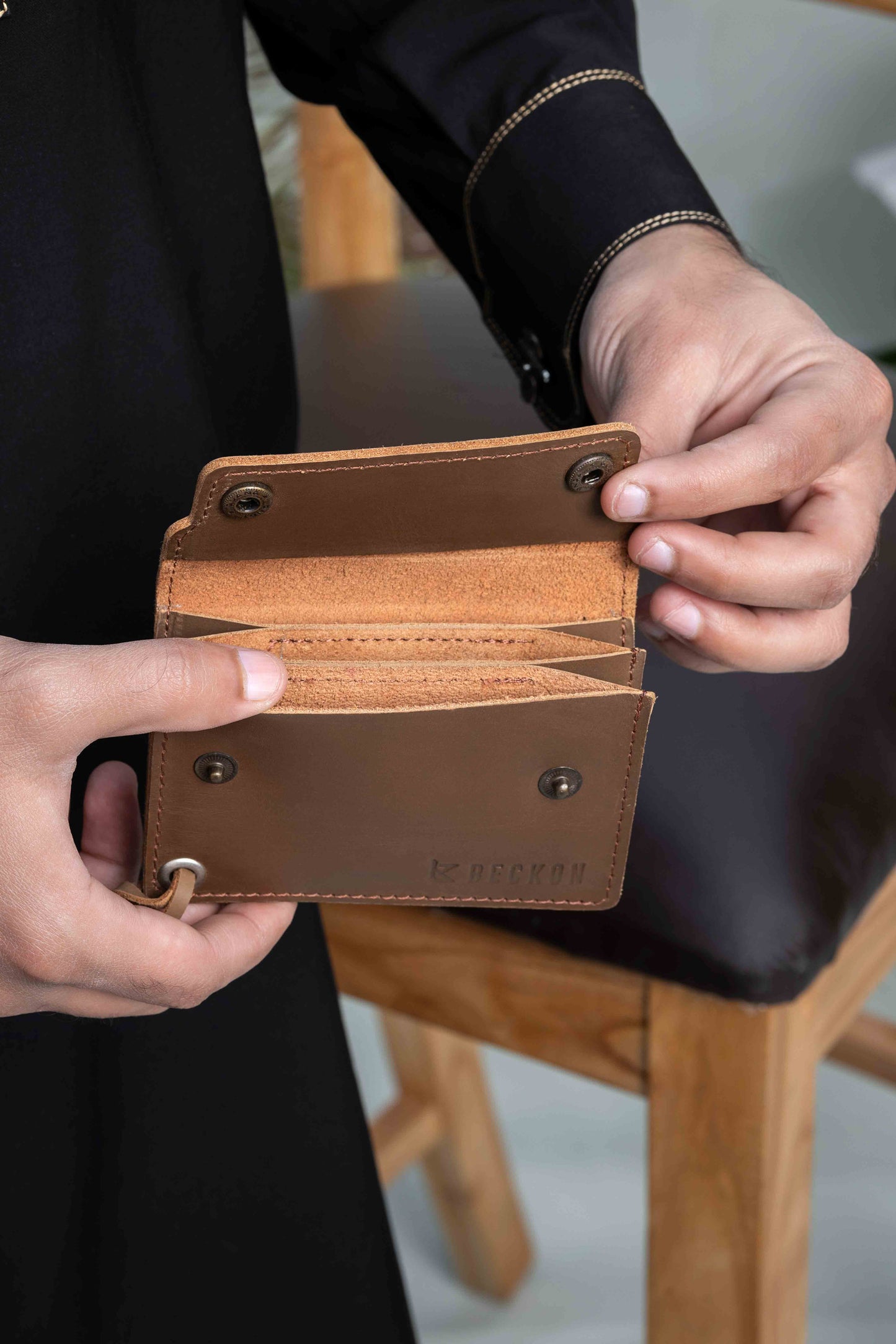 Wallet Photography With Model