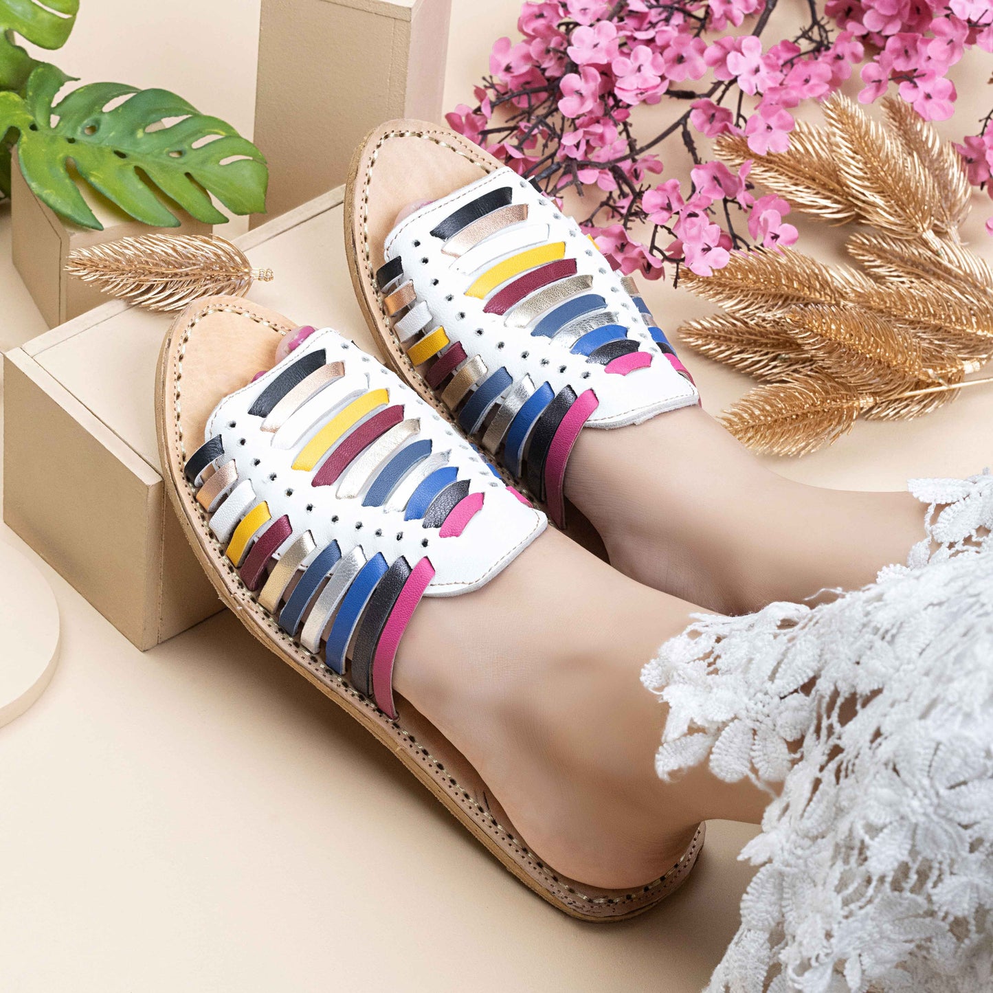 Female Model Footwear