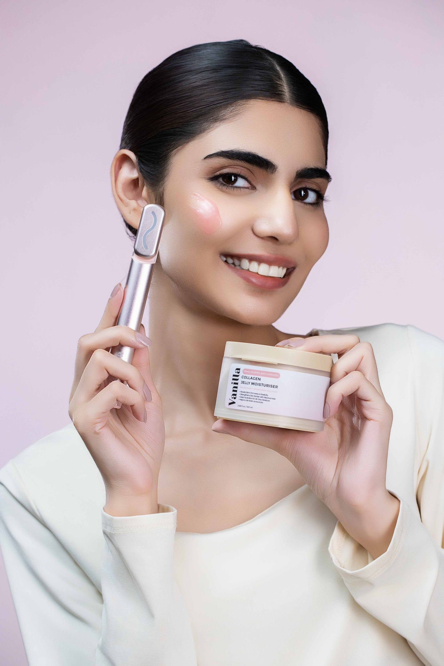 Female Model Photography with products