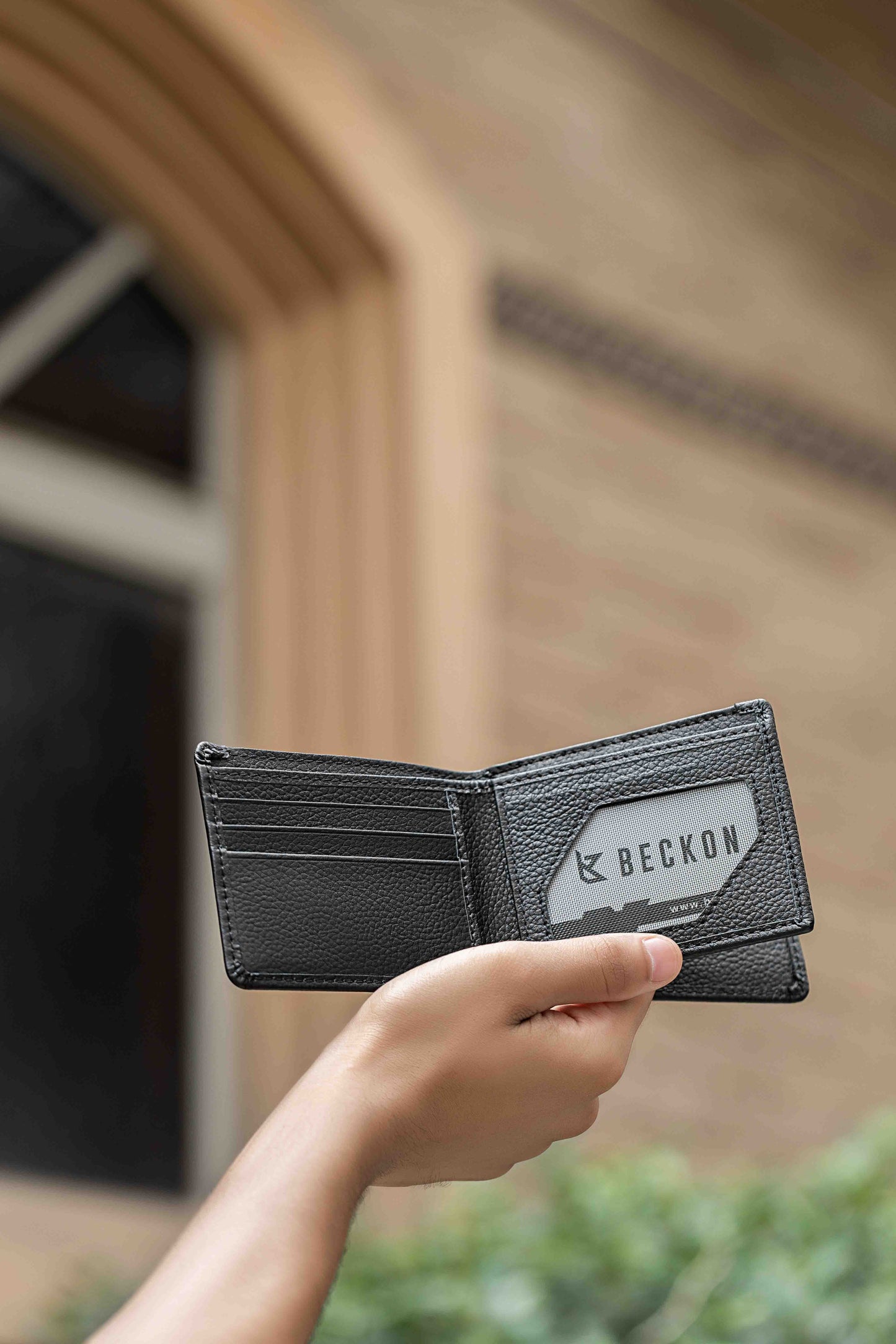 Wallet Photography With Model