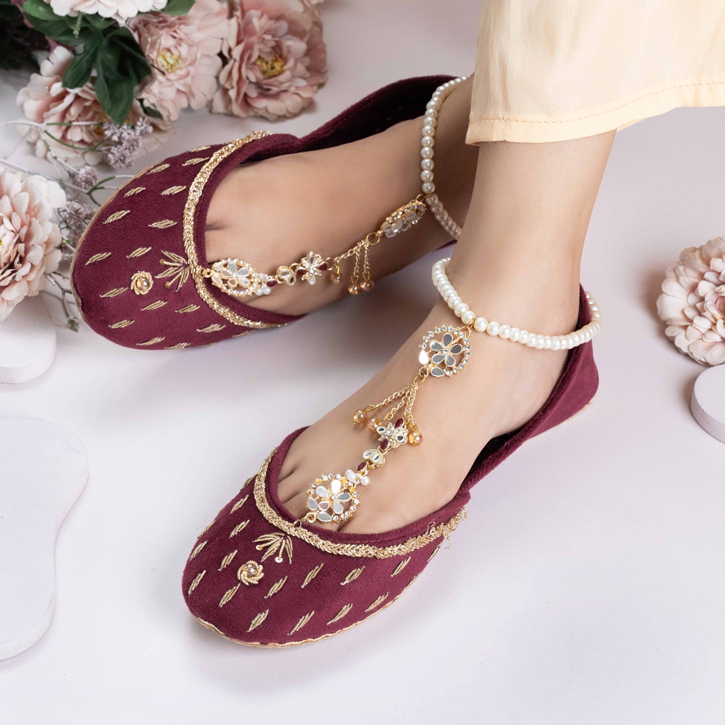 Female Model Footwear