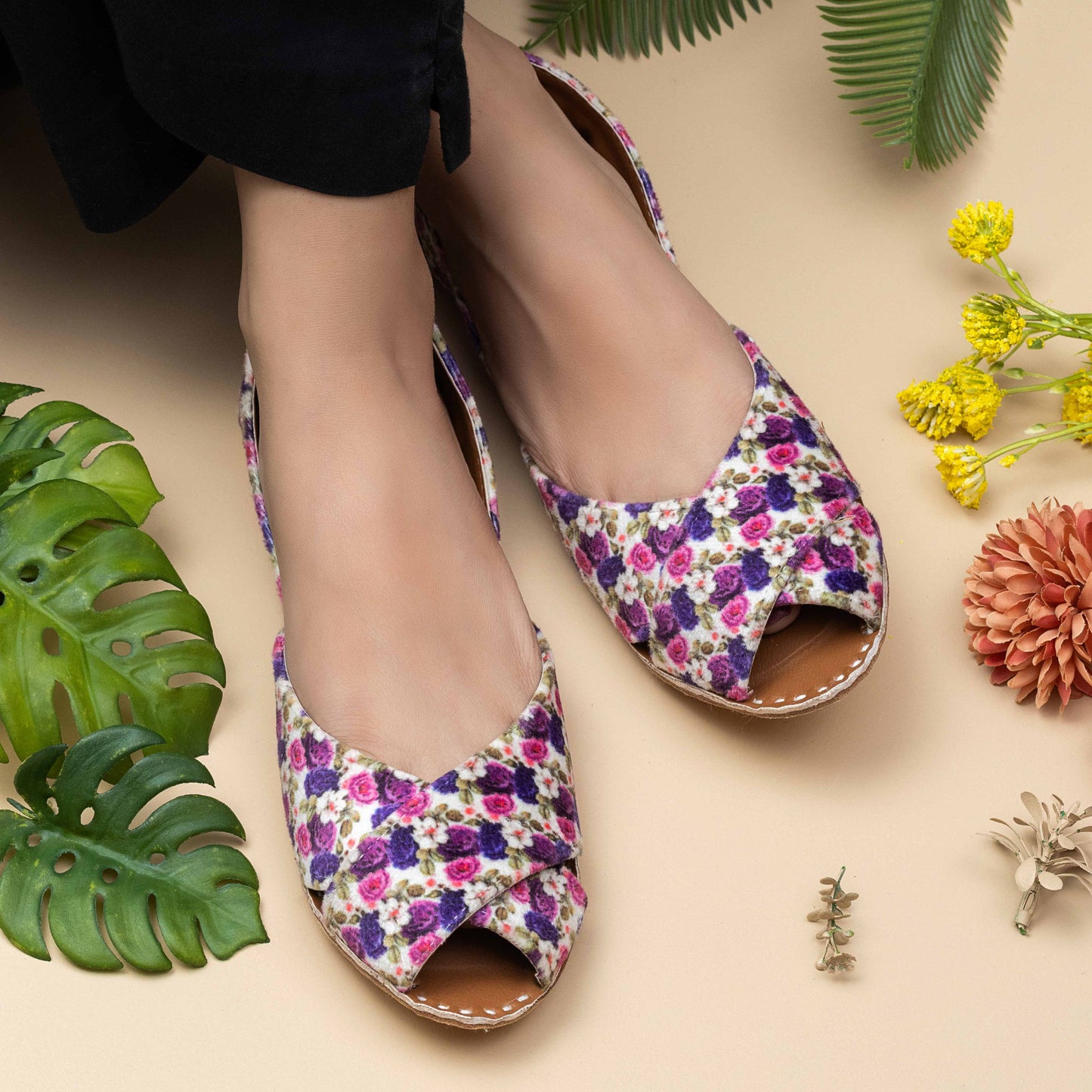 Female Model Footwear