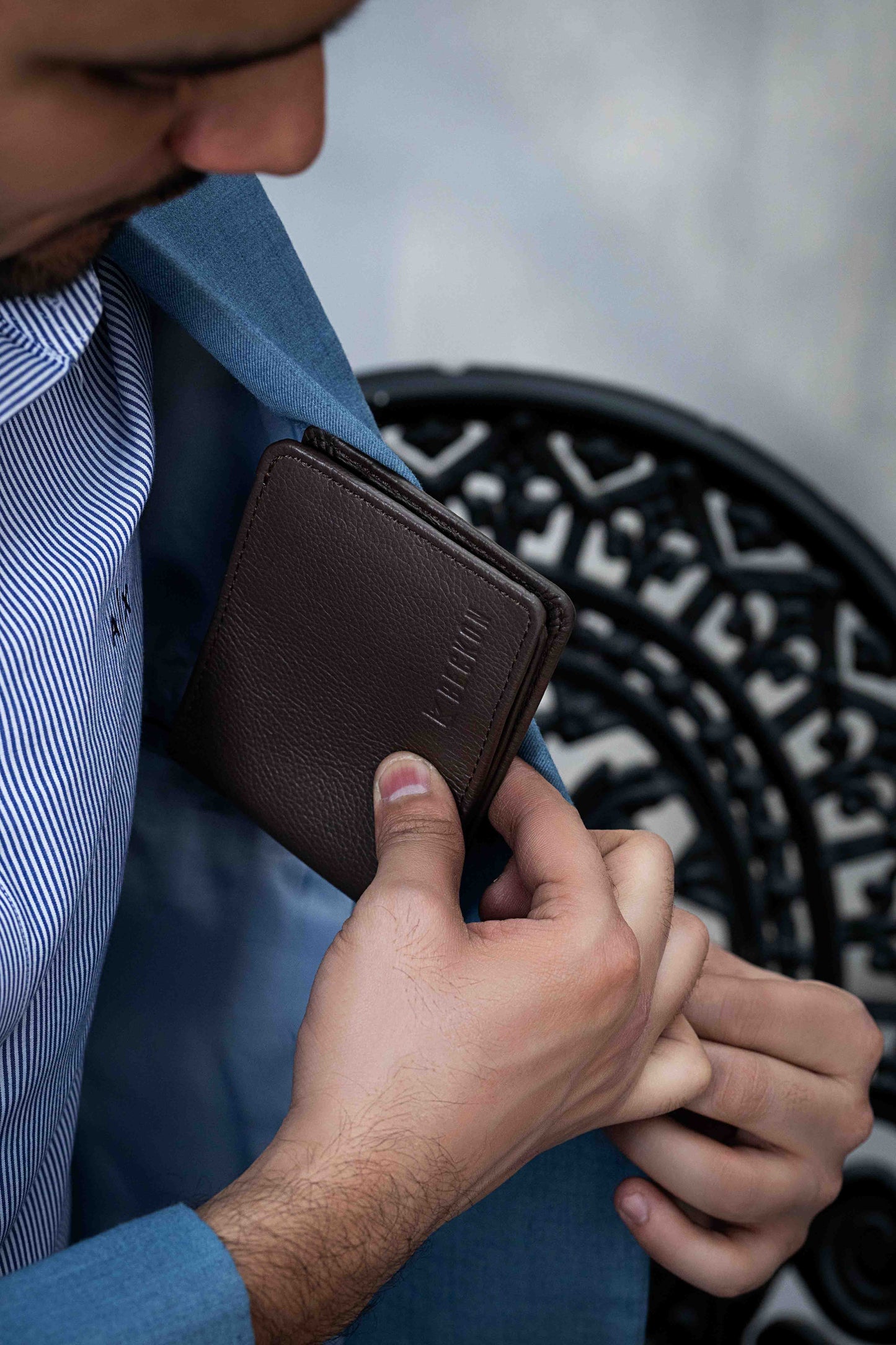 Wallet Photography With Model