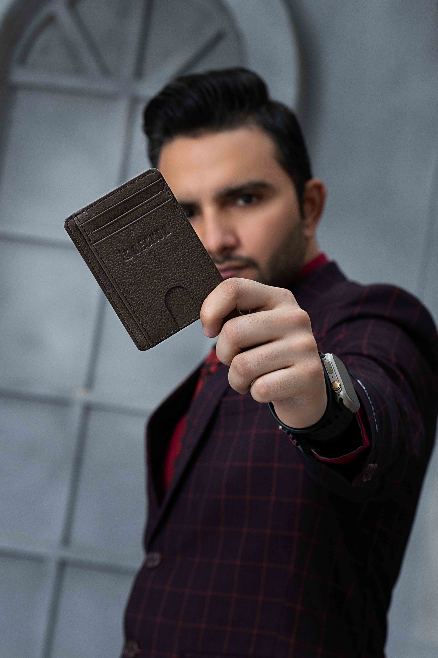 Wallet Photography With Model