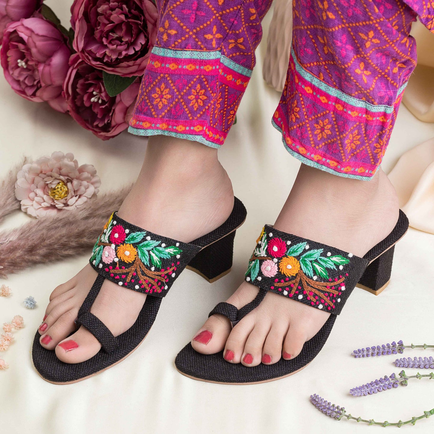Female Model Footwear