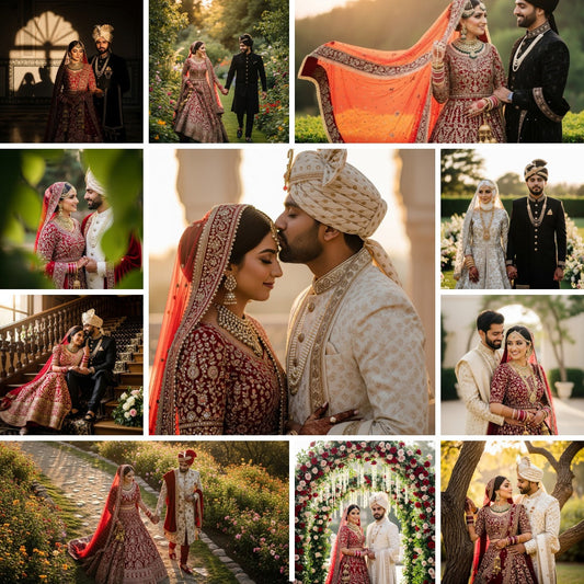 wedding couple poses