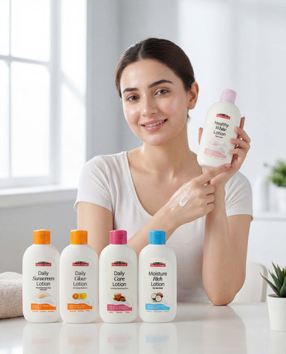 Skincare Lotion Collection Campaign Photography for Ecommerce Brands
