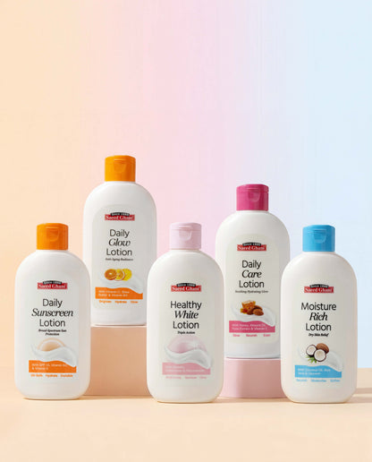 Skincare Lotion Collection Campaign Photography for Ecommerce Brands