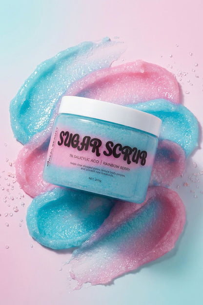 Rainbow Berry Body Scrub Brand Campaign