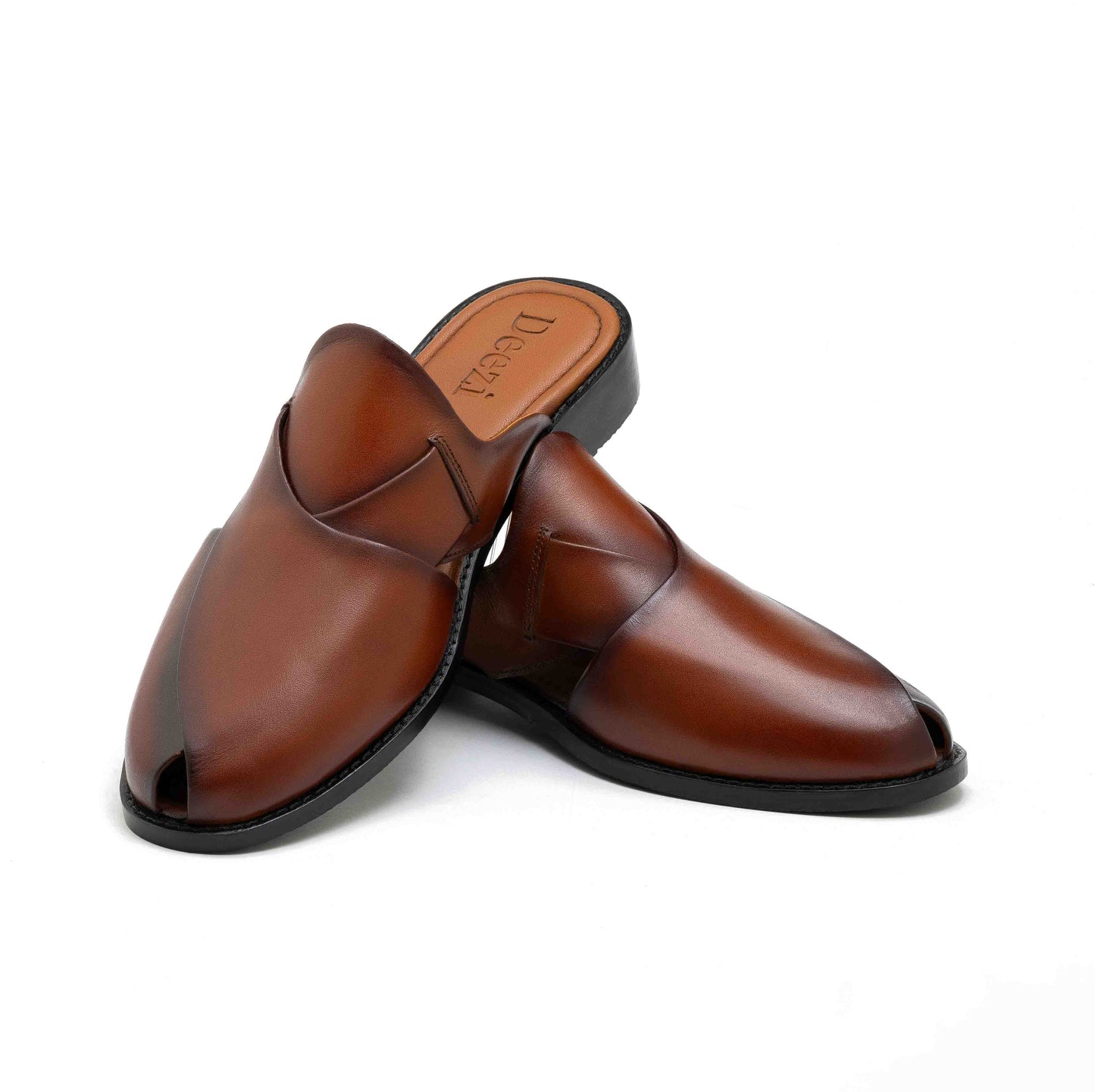 Footwear on White Background