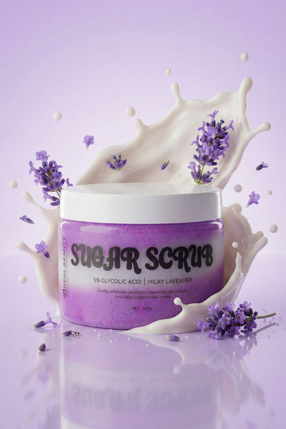 Milky Lavender Body Scrub Brand Campaign
