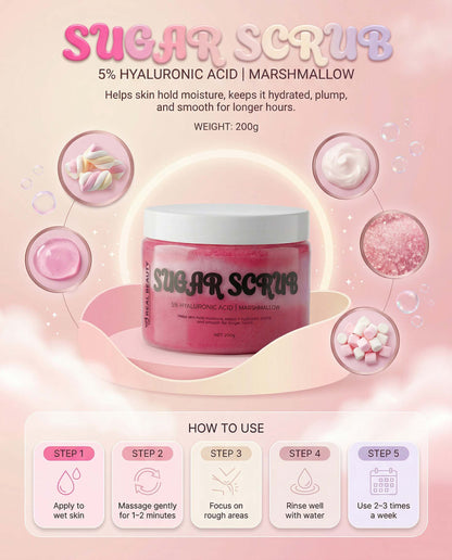Marshmallow Sugar Scrub Brand Campaign