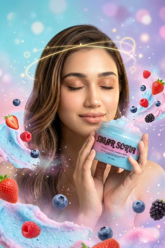 Rainbow Berry Body Scrub Brand Campaign