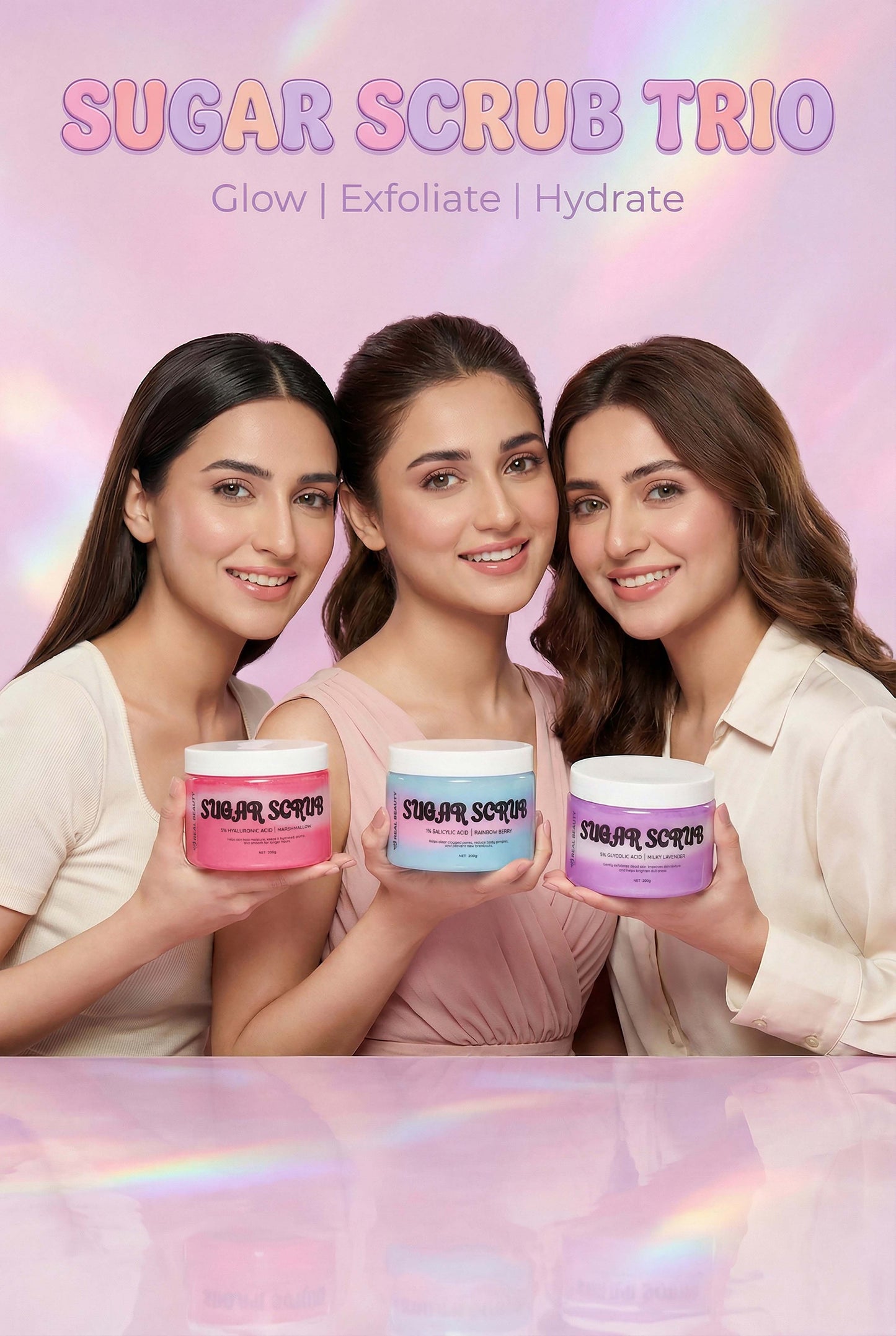 Trio-Body Scrub Brand Campaign