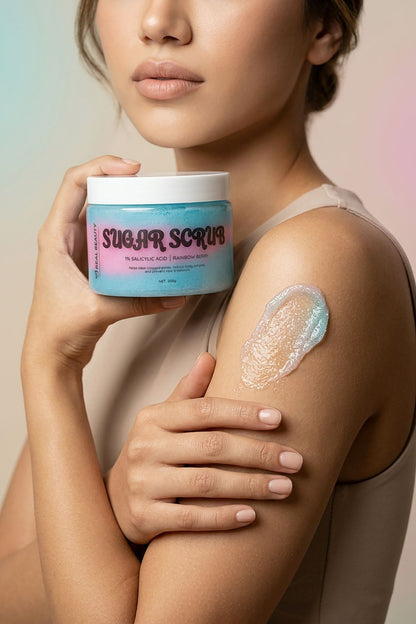 Rainbow Berry Body Scrub Brand Campaign