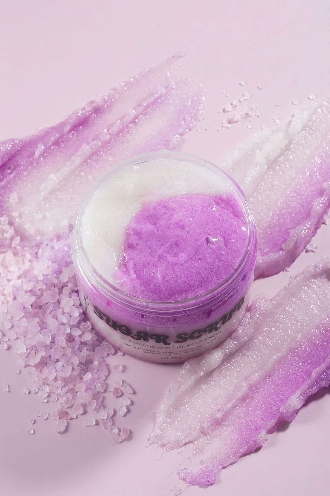 Milky Lavender Body Scrub Brand Campaign