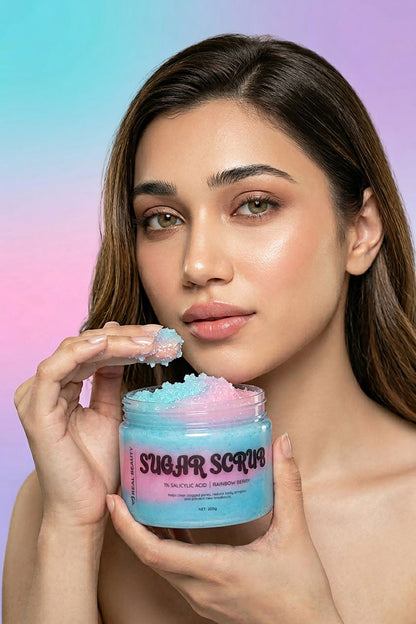 Rainbow Berry Body Scrub Brand Campaign