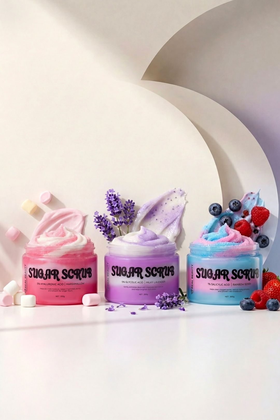 Trio-Body Scrub Brand Campaign