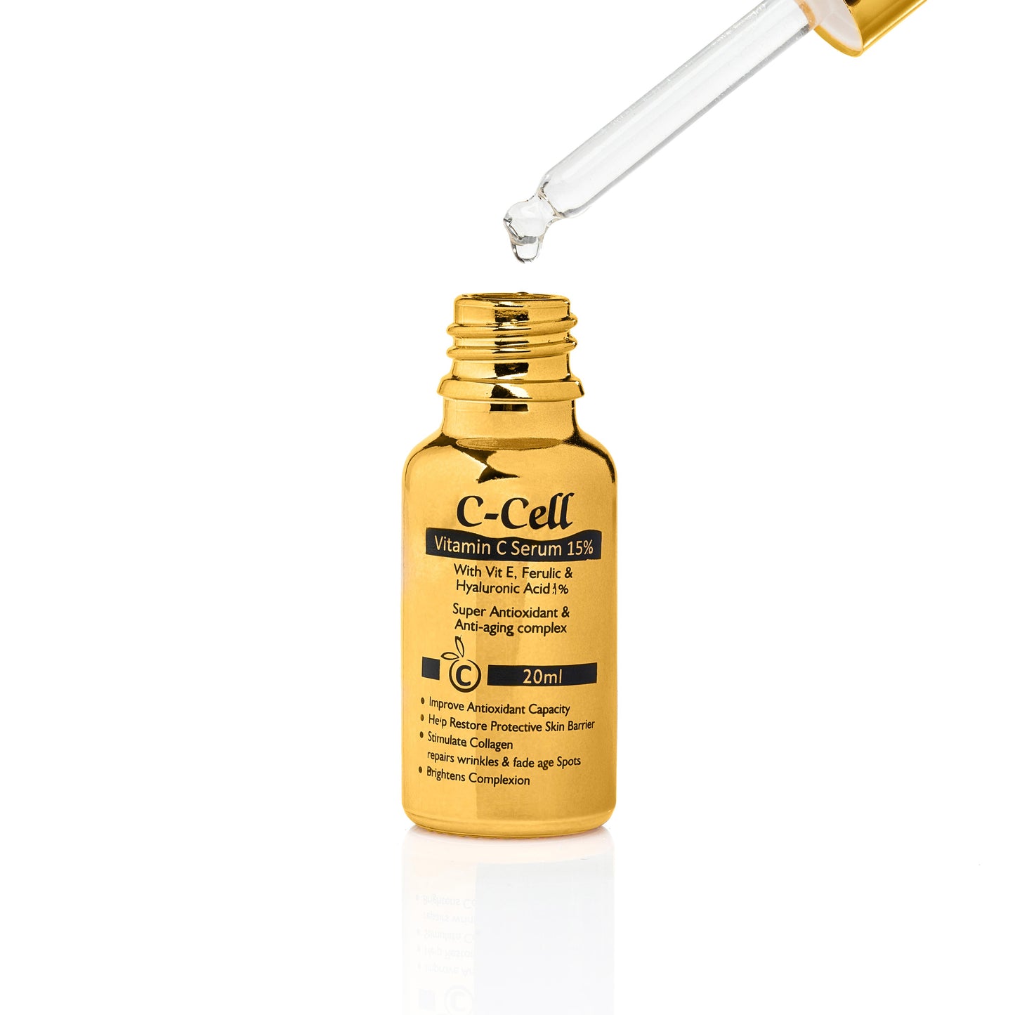 Serum White Background Photography