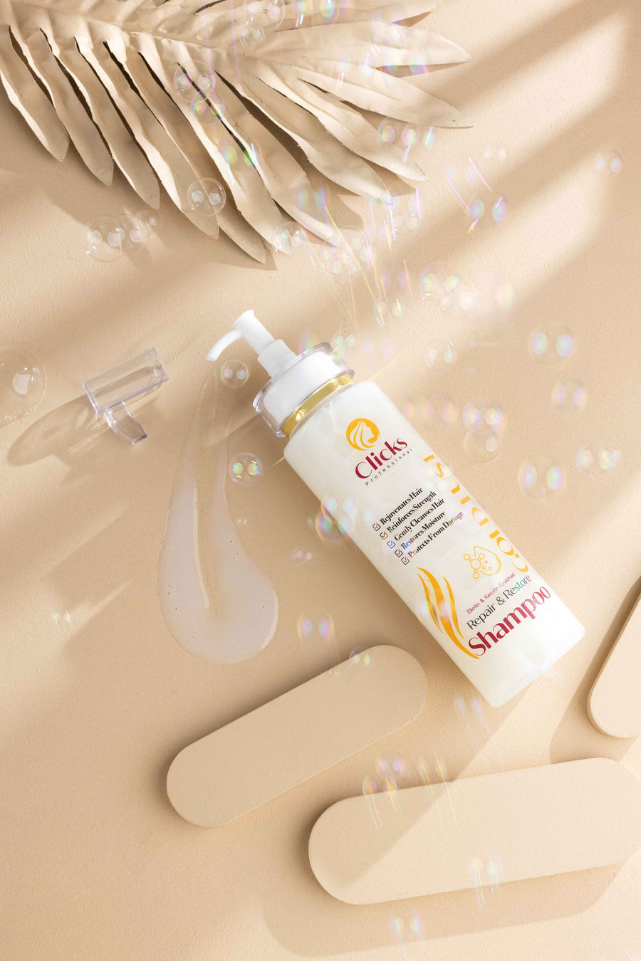 Haircare studio shots photography by Hoop Studios