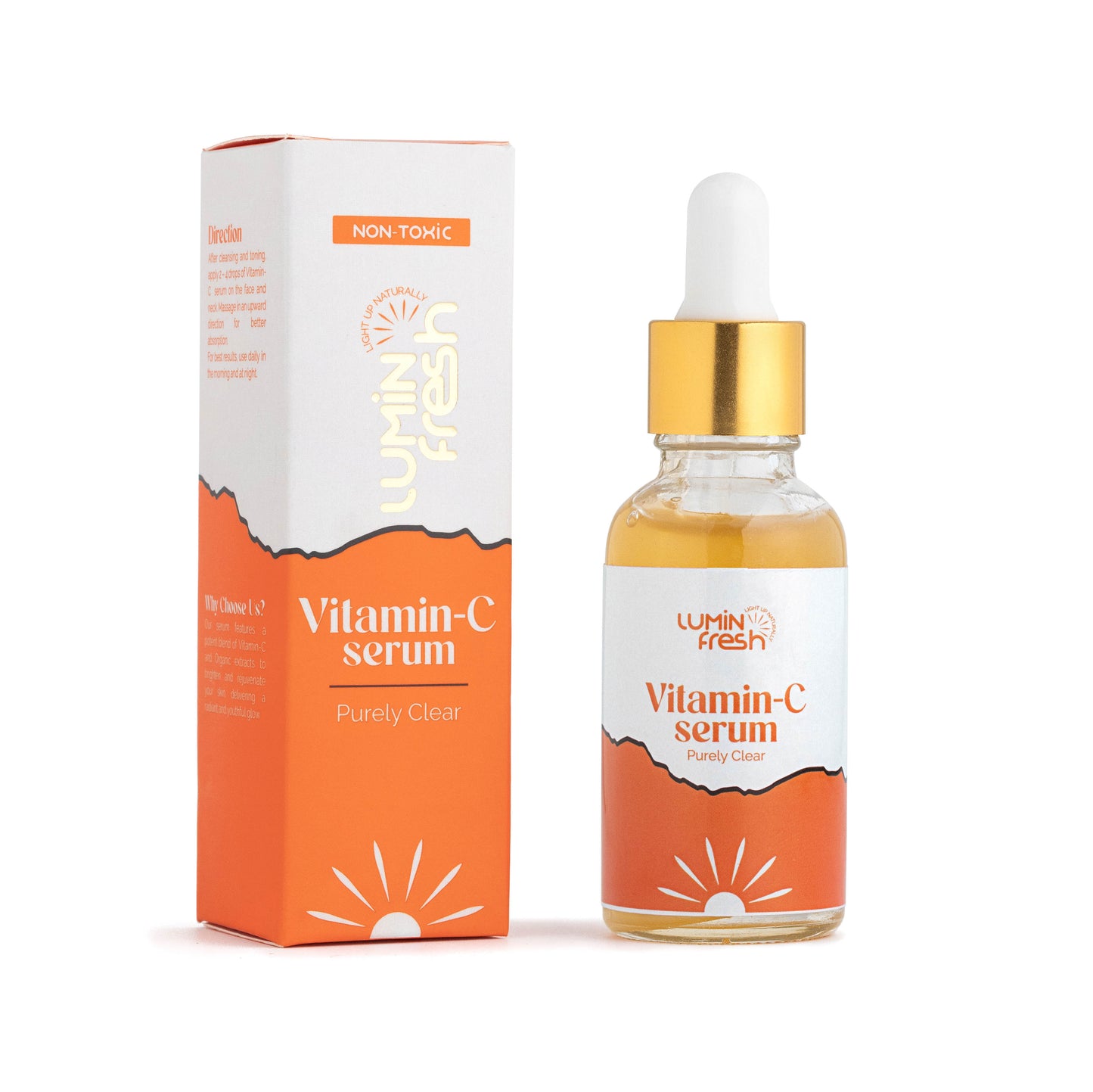 Serum White Background Photography