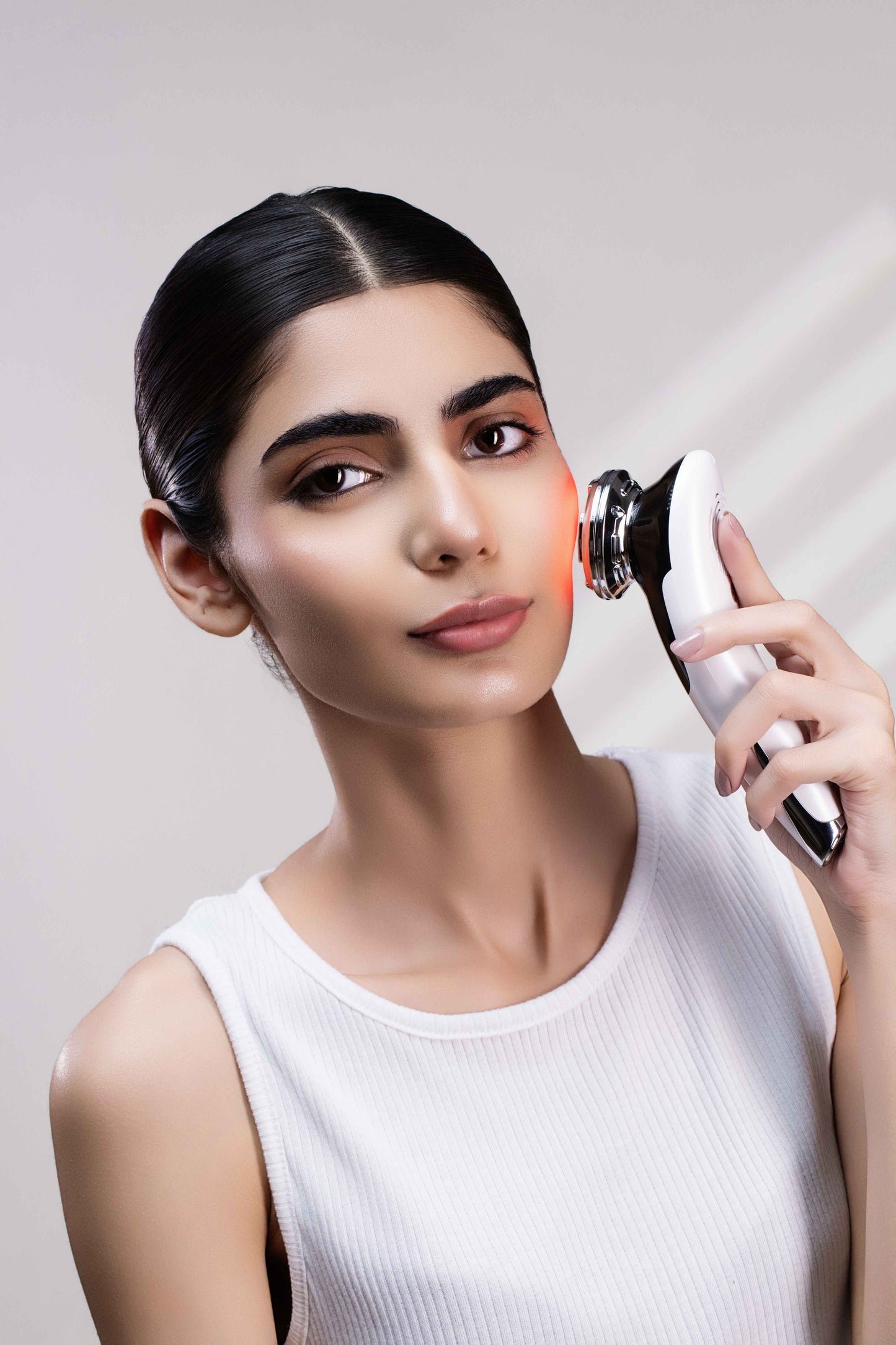 Female Model Photography with products