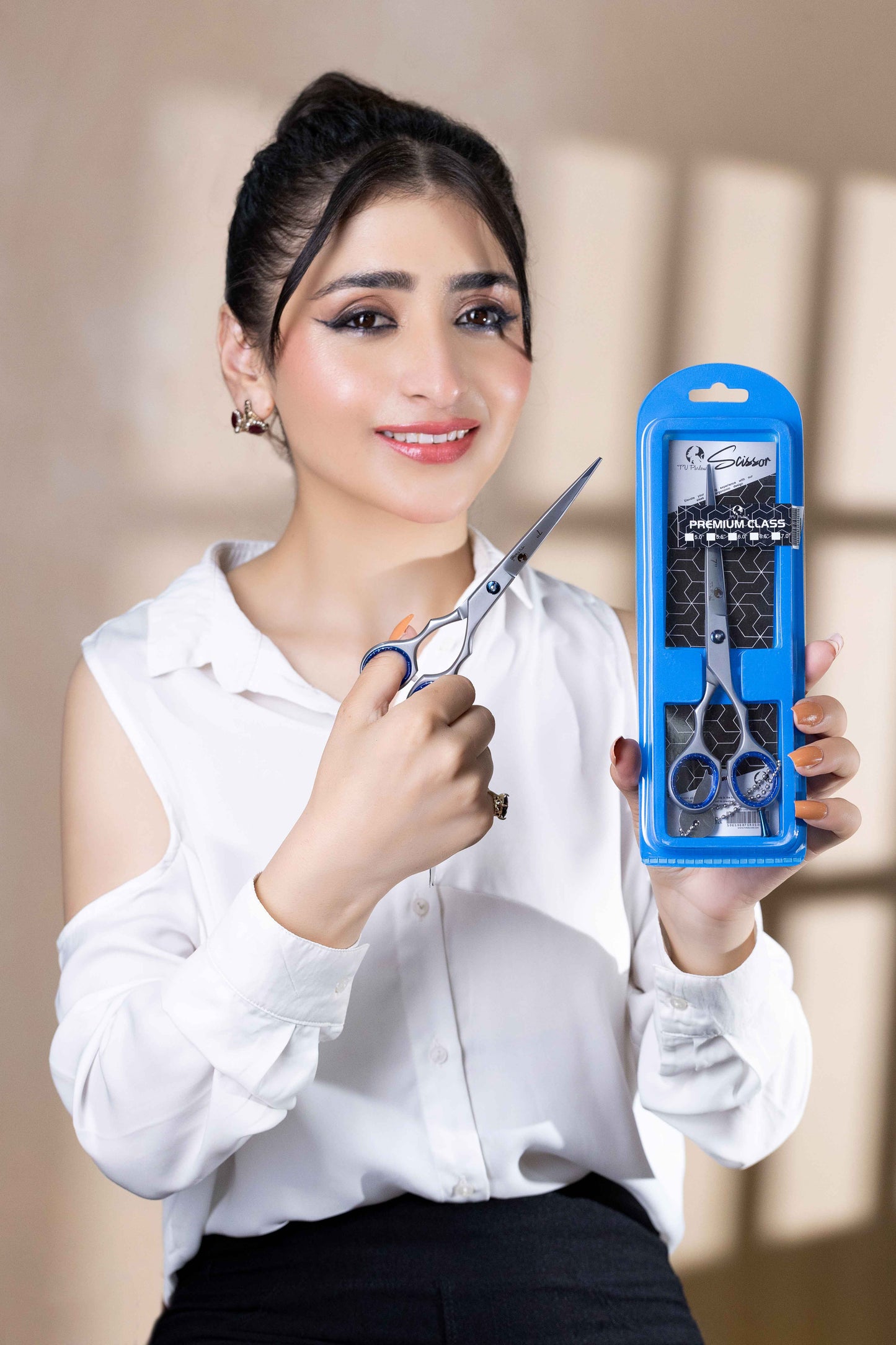 Female Model Photography with products