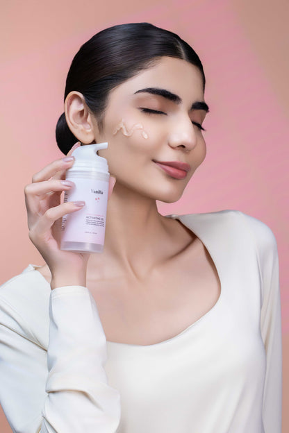 Female Model Photography with products