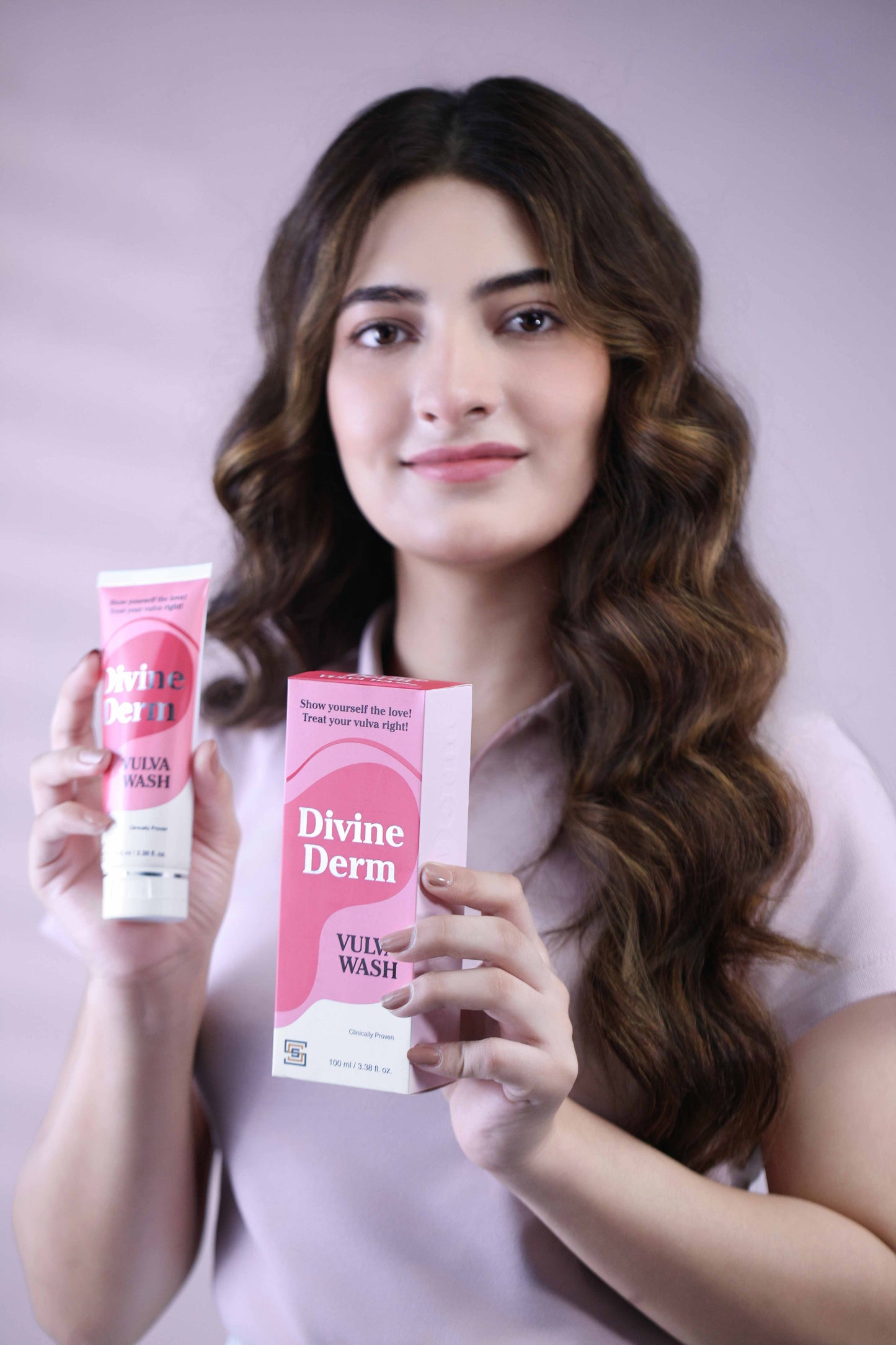 Female Model Photography with products