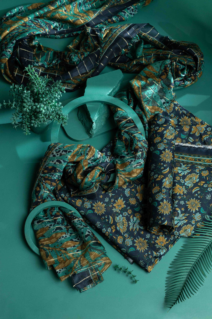 Women Clothing (Unstitched) photography by Hoop Studios