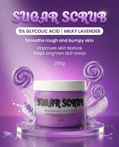 Milky Lavender Body Scrub Brand Campaign