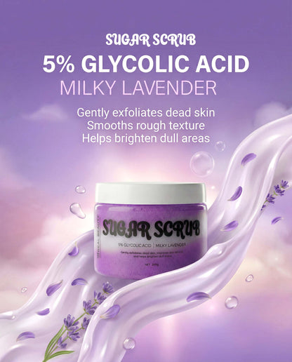 Milky Lavender Body Scrub Brand Campaign