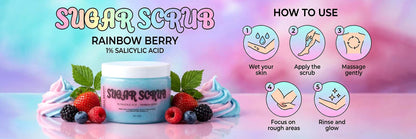 Rainbow Berry Body Scrub Brand Campaign
