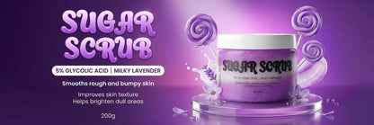 Milky Lavender Body Scrub Brand Campaign