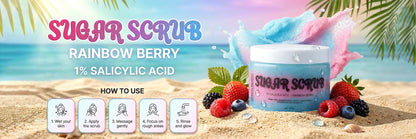 Rainbow Berry Body Scrub Brand Campaign