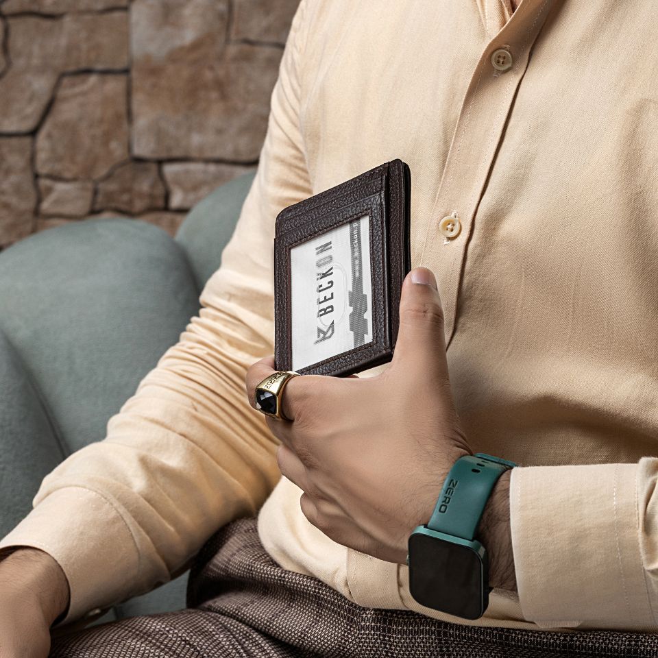 Wallet Photography With Model