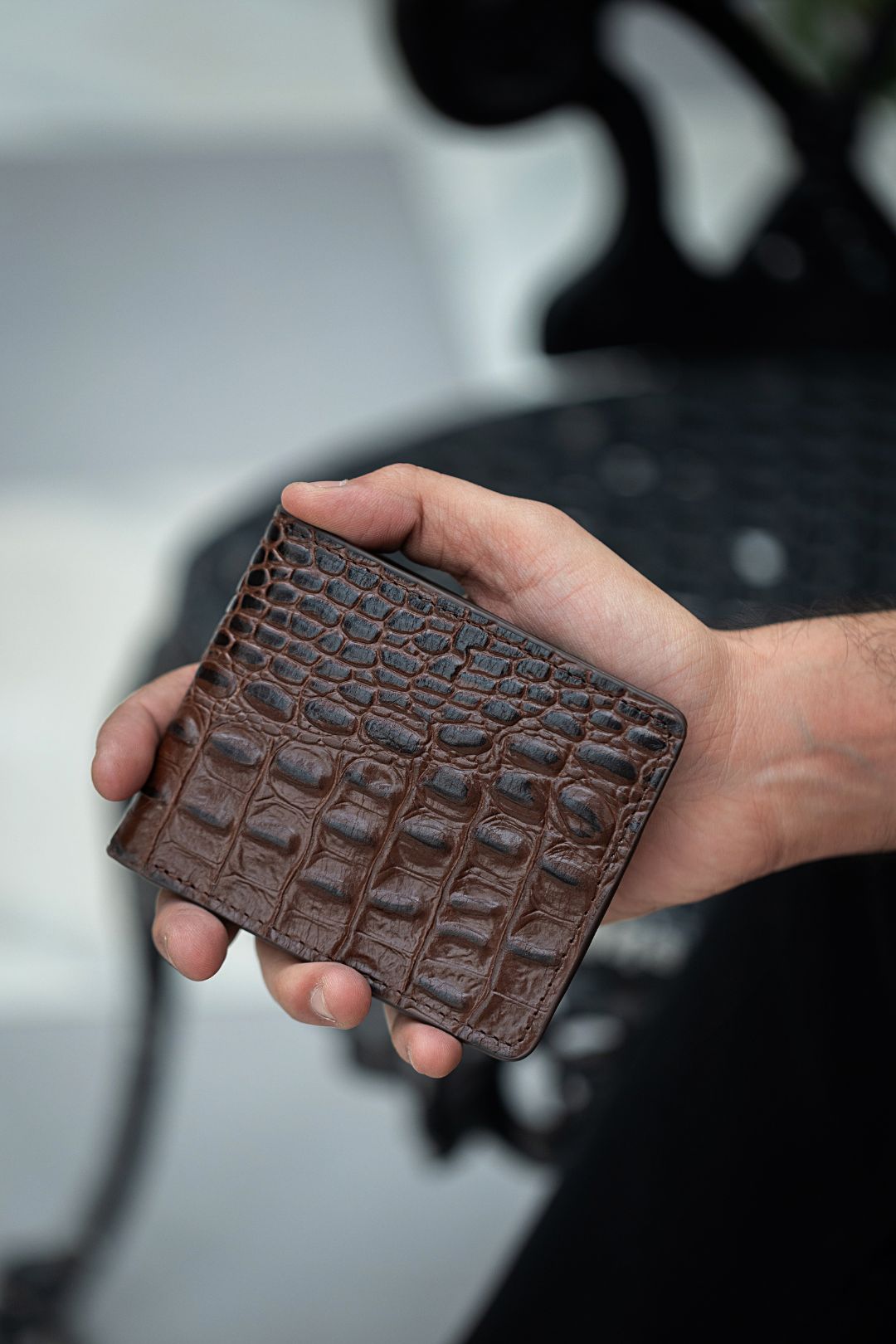 Wallet Photography With Model