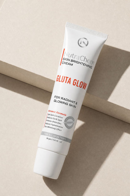 Beauty product photography with clean studio setup
