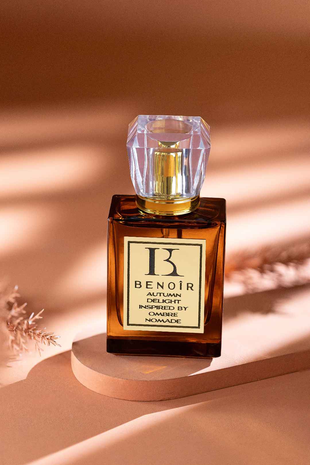 benoir brown perfume bottle creative photography 