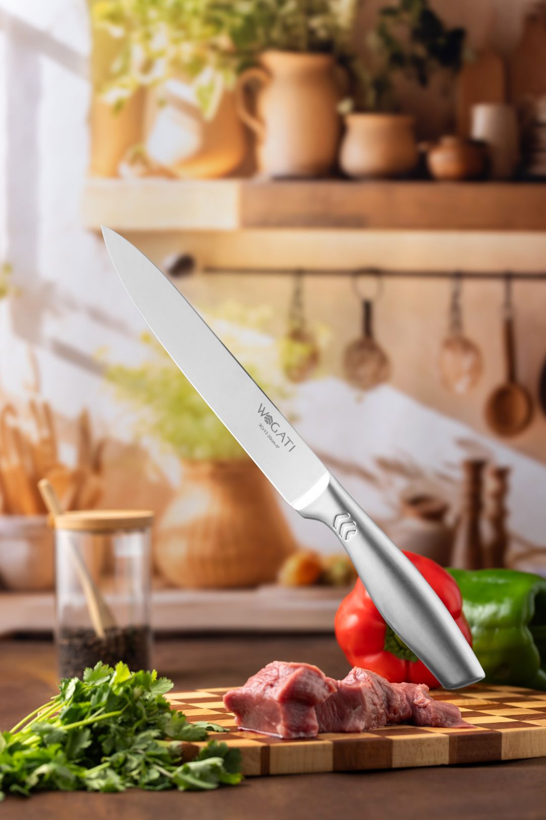 cutlery knife life style action shot