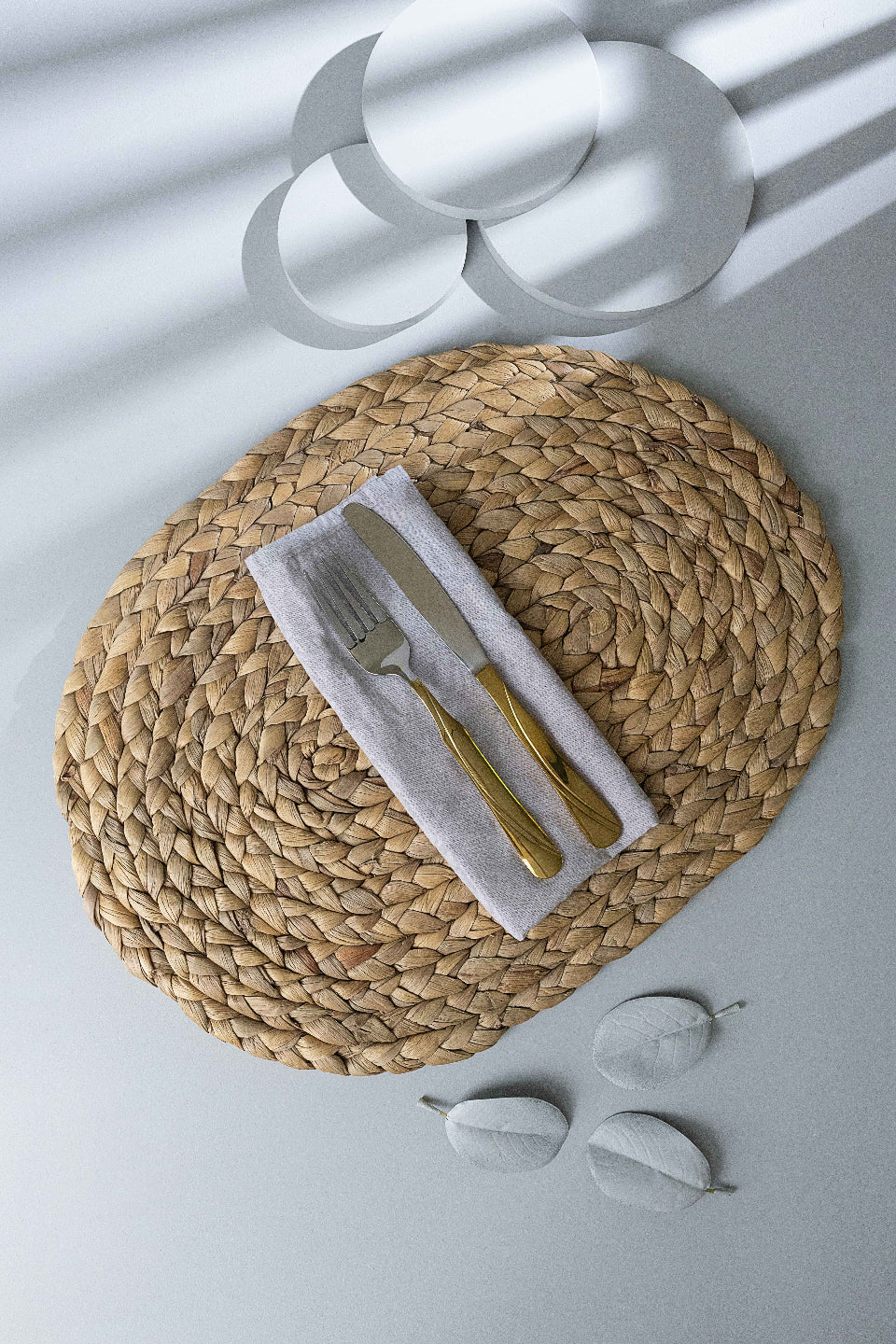 fork knife cutlery photography plain gray background